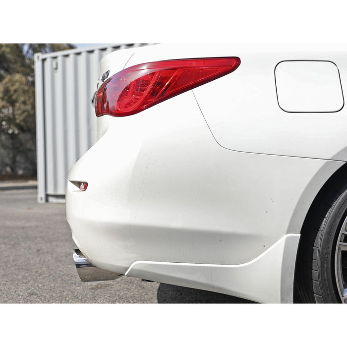 aFe Power Takeda 2-1/2 IN 304 Stainless Steel Axle-Back Exhaust System Infiniti Q50 16-20 V6-3.0L (tt)