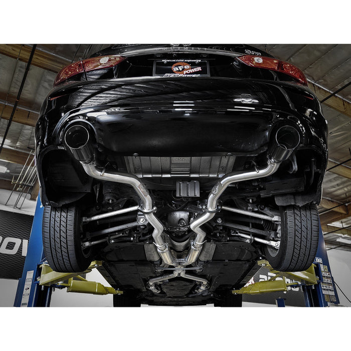 aFe Power Takeda 2-1/2 IN 304 Stainless Steel Cat-Back Exhaust System Infiniti Q50 16-20 V6-3.0L (tt)