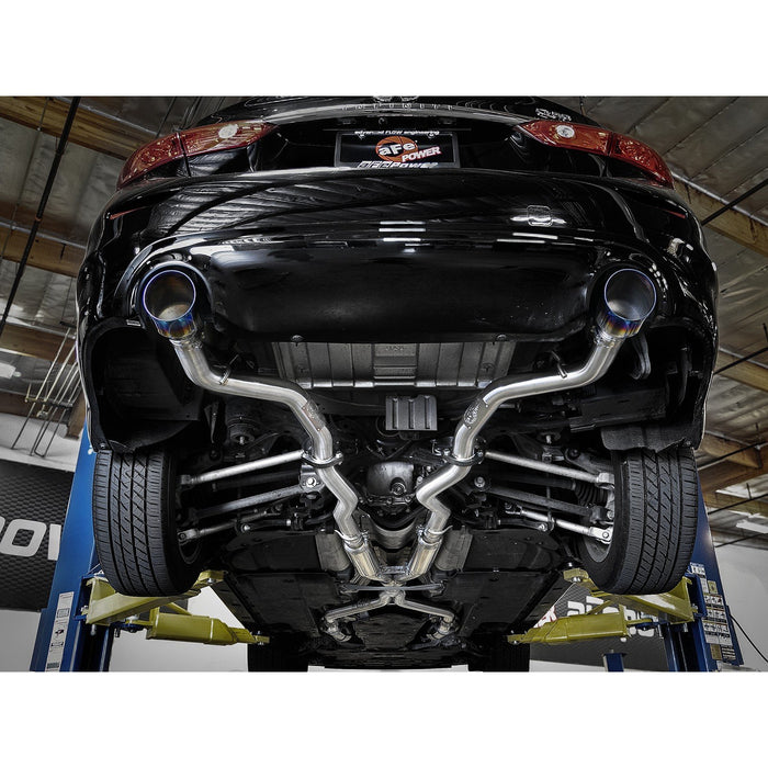 aFe Power Takeda 2-1/2 IN 304 Stainless Steel Cat-Back Exhaust System Infiniti Q50 16-20 V6-3.0L (tt)