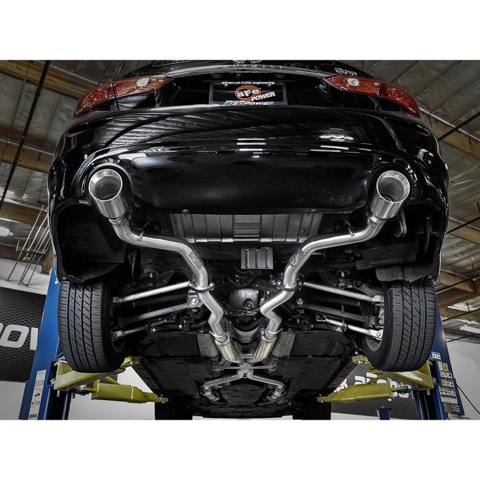 aFe Power Takeda 2-1/2 IN 304 Stainless Steel Cat-Back Exhaust System Infiniti Q50 16-20 V6-3.0L (tt)