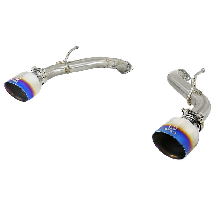 aFe Power Takeda 2-1/2 IN 304 Stainless Steel Axle-Back Exhaust System Infiniti Q60 17-20 V6-3.0L (tt)