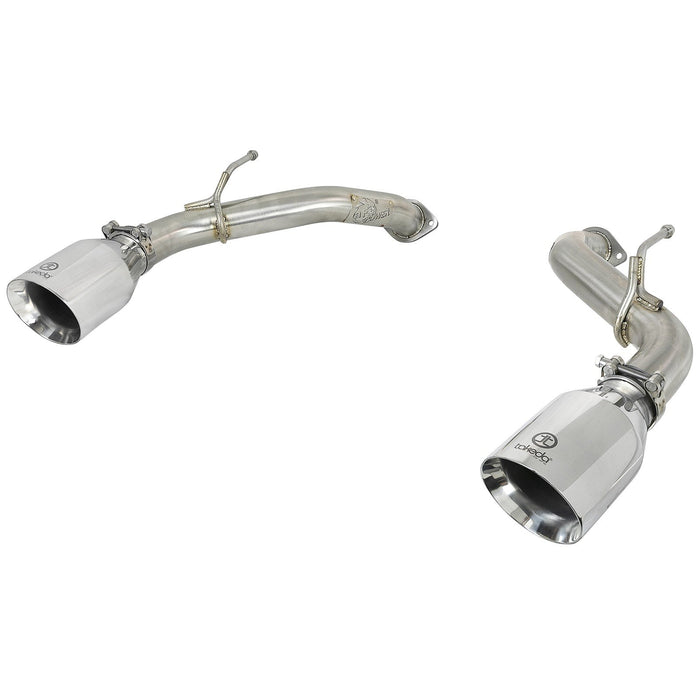 aFe Power Takeda 2-1/2 IN 304 Stainless Steel Axle-Back Exhaust System Infiniti Q60 17-20 V6-3.0L (tt)