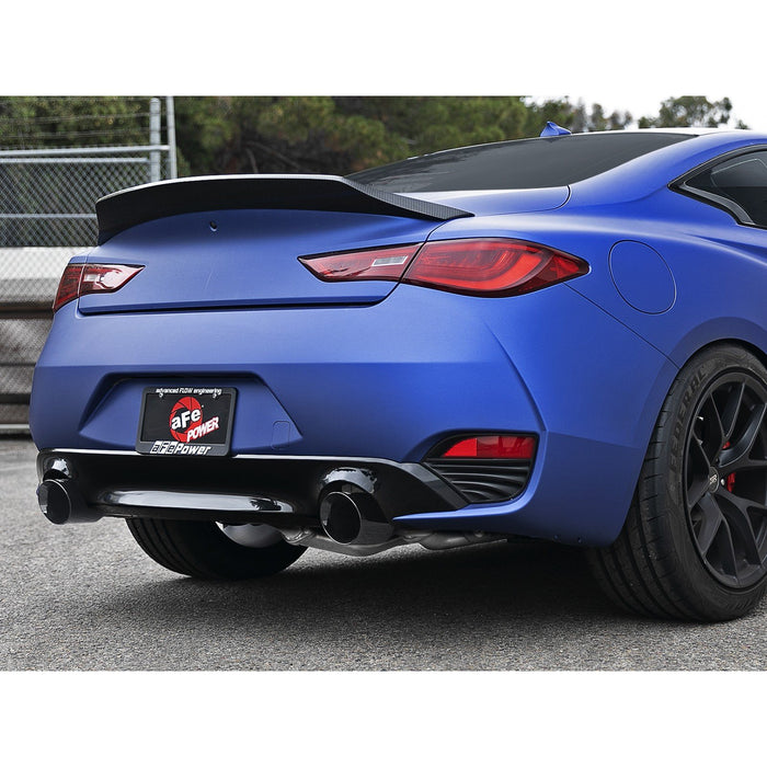 aFe Power Takeda 2-1/2 IN 304 Stainless Steel Cat-Back Exhaust System Infiniti Q60 17-20 V6-3.0L (tt)