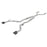 aFe Power Takeda 2-1/2 IN 304 Stainless Steel Cat-Back Exhaust System Infiniti Q60 17-20 V6-3.0L (tt)