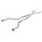 aFe Power Takeda 2-1/2 IN 304 Stainless Steel Cat-Back Exhaust System Infiniti Q60 17-20 V6-3.0L (tt)