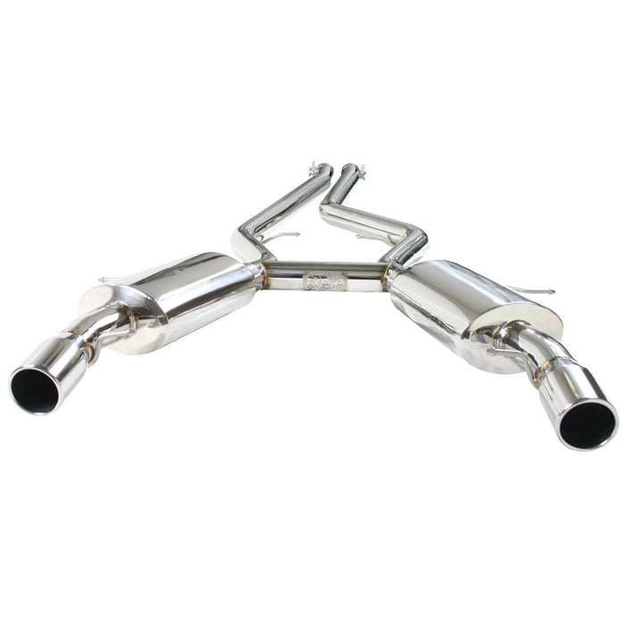 aFe Power Mach Force-Xp 2-3/4 IN 304 Stainless Steel Cat-Back Exhaust System BMW 335i (E90/92/93) 07-10 L6-3.0L (t) N54