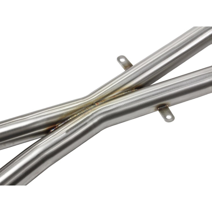 aFe Power Mach Force-Xp X-Pipe 2-1/2 IN 304 Stainless Steel w/ Cat BMW M3 (E90/92/93) 08-13 V8-4.0L S65