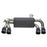 aFe Power Mach Force-Xp 3 to 2-1/2in Stainless Steel Axle-Back Exhaust System BMW M2 (F87) 16-18 L6-3.0L (t) N55