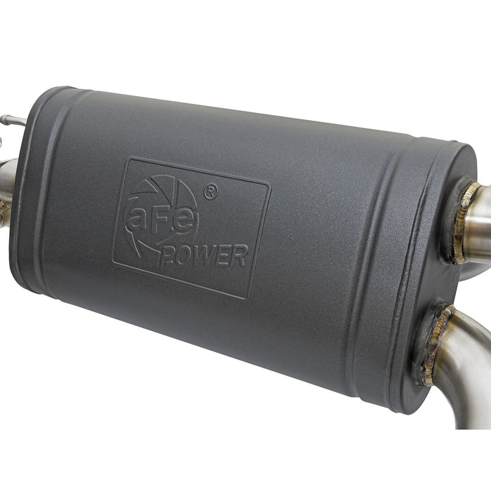 aFe Power Mach Force-Xp 3 to 2-1/2in Stainless Steel Axle-Back Exhaust System BMW M2 (F87) 16-18 L6-3.0L (t) N55