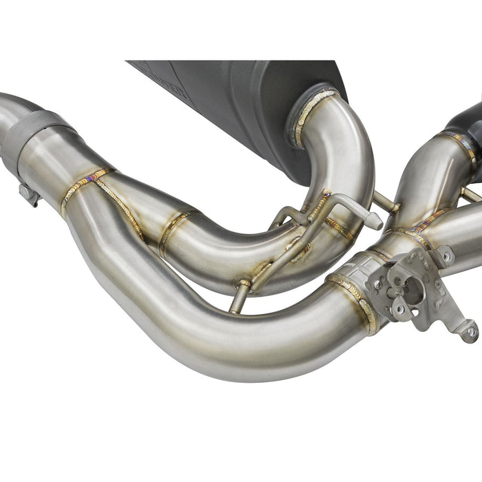 aFe Power Mach Force-Xp 3 to 2-1/2in Stainless Steel Axle-Back Exhaust System BMW M2 (F87) 16-18 L6-3.0L (t) N55