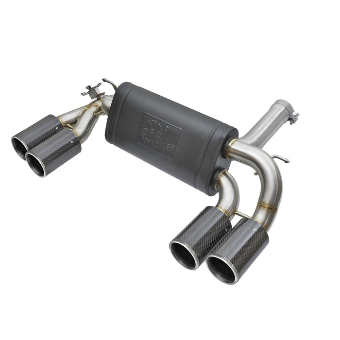 aFe Power Mach Force-Xp 3 to 2-1/2in Stainless Steel Axle-Back Exhaust System BMW M2 (F87) 16-18 L6-3.0L (t) N55