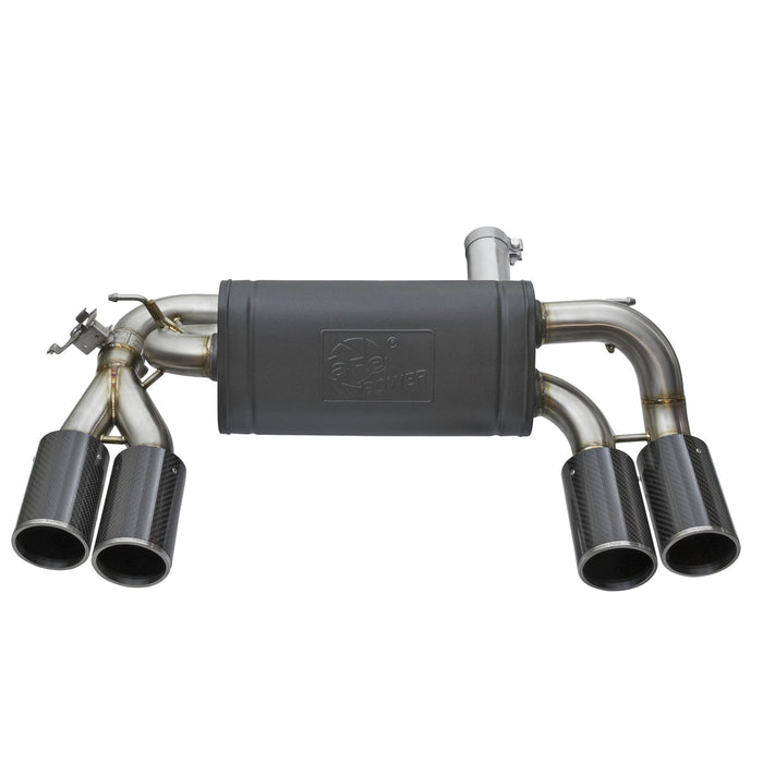 aFe Power Mach Force-Xp 3 to 2-1/2in Stainless Steel Axle-Back Exhaust System BMW M2 (F87) 16-18 L6-3.0L (t) N55