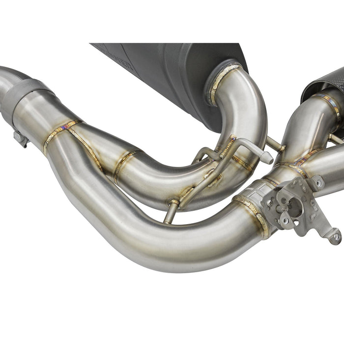 aFe Power Mach Force-Xp 3 to 2-1/2in Stainless Steel Axle-Back Exhaust System BMW M2 (F87) 16-18 L6-3.0L (t) N55