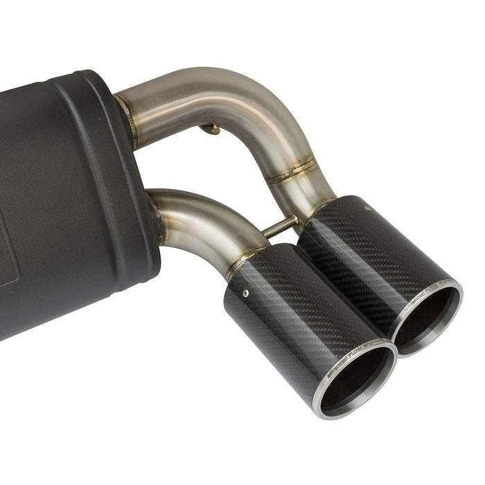 aFe Power Mach Force-Xp 3 to 2-1/2in Stainless Steel Axle-Back Exhaust System BMW M2 (F87) 16-18 L6-3.0L (t) N55