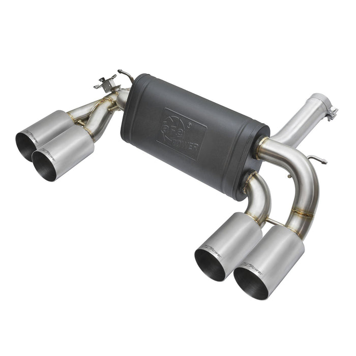 aFe Power Mach Force-Xp 3 to 2-1/2in Stainless Steel Axle-Back Exhaust System BMW M2 (F87) 16-18 L6-3.0L (t) N55