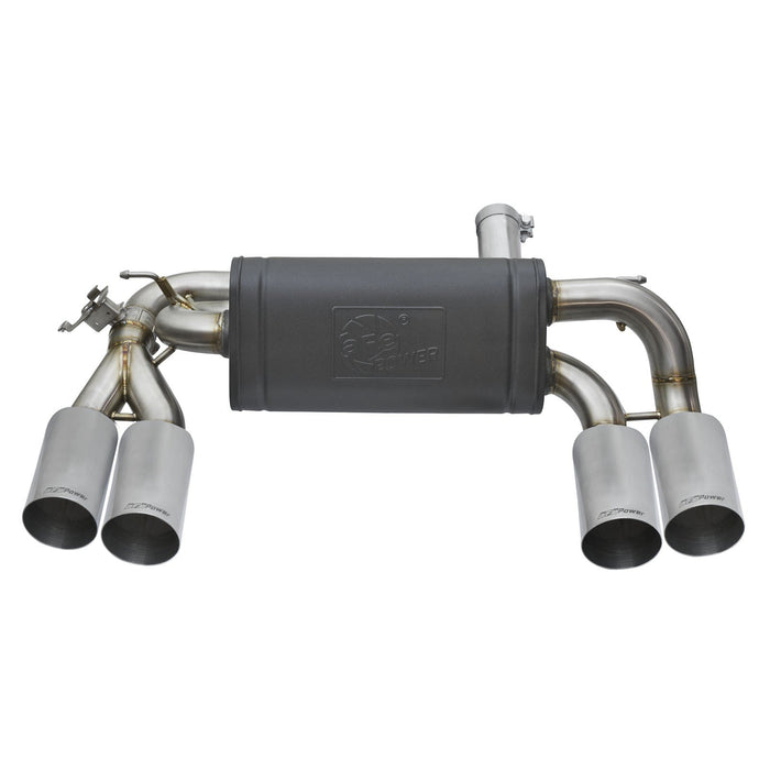 aFe Power Mach Force-Xp 3 to 2-1/2in Stainless Steel Axle-Back Exhaust System BMW M2 (F87) 16-18 L6-3.0L (t) N55
