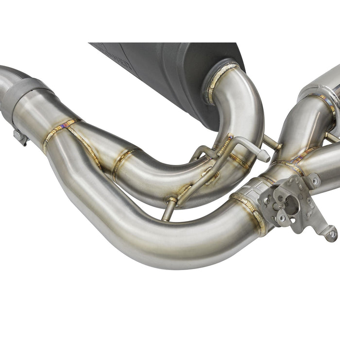 aFe Power Mach Force-Xp 3 to 2-1/2in Stainless Steel Axle-Back Exhaust System BMW M2 (F87) 16-18 L6-3.0L (t) N55