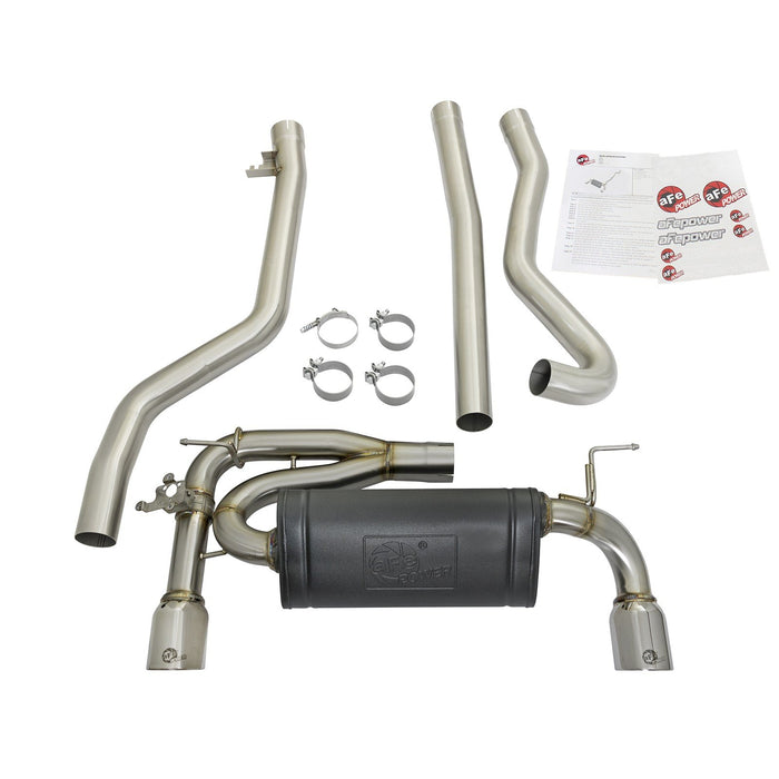 aFe Power Mach Force-Xp Stainless Steel Cat-Back Exhaust System BMW 340i (F30) /440i (F32/33) 16-20 L6-3.0L (t) B58
