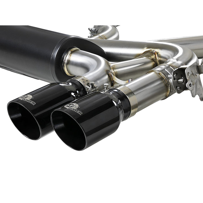aFe Power Mach Force-XP 3-1/2 IN 304 Stainless Steel Cat-Back Exhaust System BMW X5 M (F85) / X6 M (F86) 15-19 V8-4.4L (tt) S63