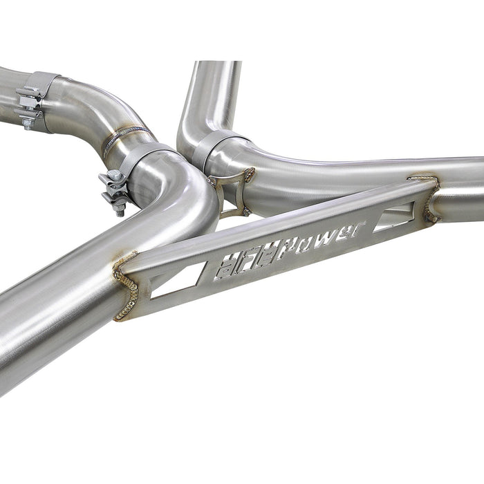 aFe Power Mach Force-XP 3-1/2 IN 304 Stainless Steel Cat-Back Exhaust BMW X5 M (F85) / X6 M (F86) 15-19 V8-4.4L (tt) S63