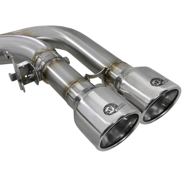aFe Power Mach Force-XP 3-1/2 IN 304 Stainless Steel Cat-Back Exhaust BMW X5 M (F85) / X6 M (F86) 15-19 V8-4.4L (tt) S63