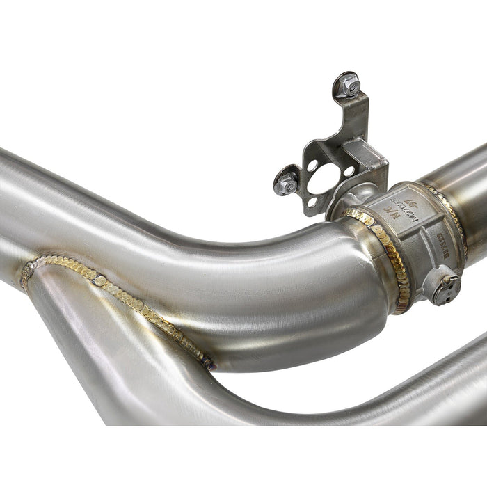 aFe Power Mach Force-XP 3-1/2 IN 304 Stainless Steel Cat-Back Exhaust BMW X5 M (F85) / X6 M (F86) 15-19 V8-4.4L (tt) S63