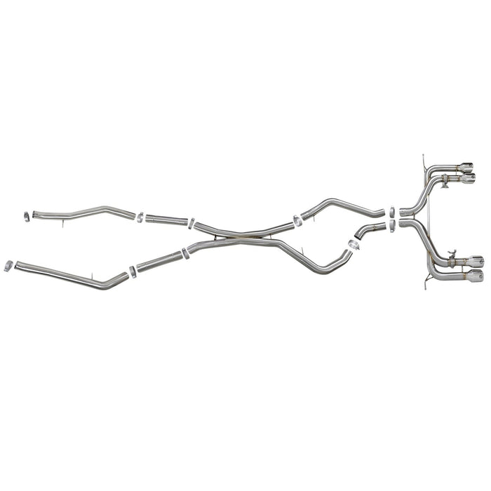 aFe Power Mach Force-XP 3-1/2 IN 304 Stainless Steel Cat-Back Exhaust BMW X5 M (F85) / X6 M (F86) 15-19 V8-4.4L (tt) S63