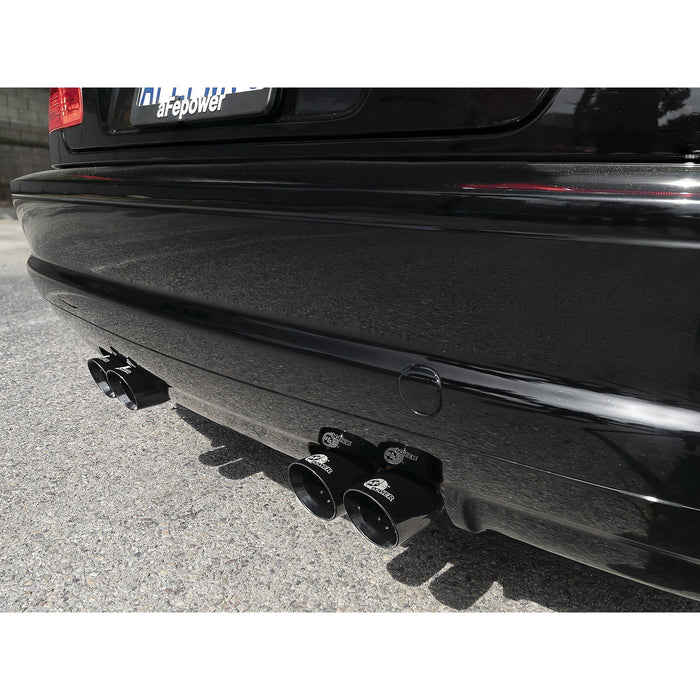 aFe Power Mach Force-XP 2-1/2 IN 304 Stainless Steel Cat-Back Exhaust System BMW M3 (E46) 01-06 L6-3.2L S54