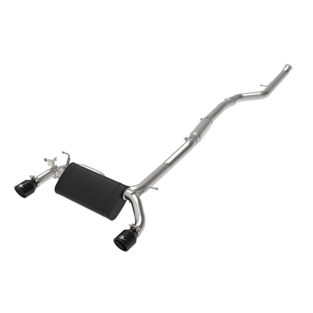 aFe Power Mach Force-XP 3 IN to 2-1/2 IN 304 Stainless Steel Cat-Back Exhaust BMW M235i (F22/23) 14-16 L6-3.0L (t) N55