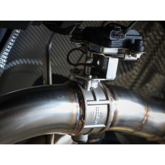 aFe Power Mach Force-XP 3 IN to 2-1/2 IN 304 Stainless Steel Cat-Back Exhaust BMW M235i (F22/23) 14-16 L6-3.0L (t) N55