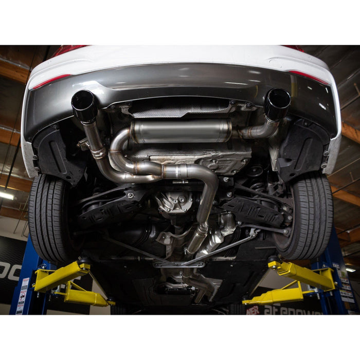 aFe Power Mach Force-XP 3 IN to 2-1/2 IN 304 Stainless Steel Cat-Back Exhaust BMW M235i (F22/23) 14-16 L6-3.0L (t) N55