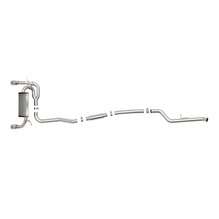 aFe Power Mach Force-XP 3 IN to 2-1/2 IN 304 Stainless Steel Cat-Back Exhaust BMW M235i (F22/23) 14-16 L6-3.0L (t) N55