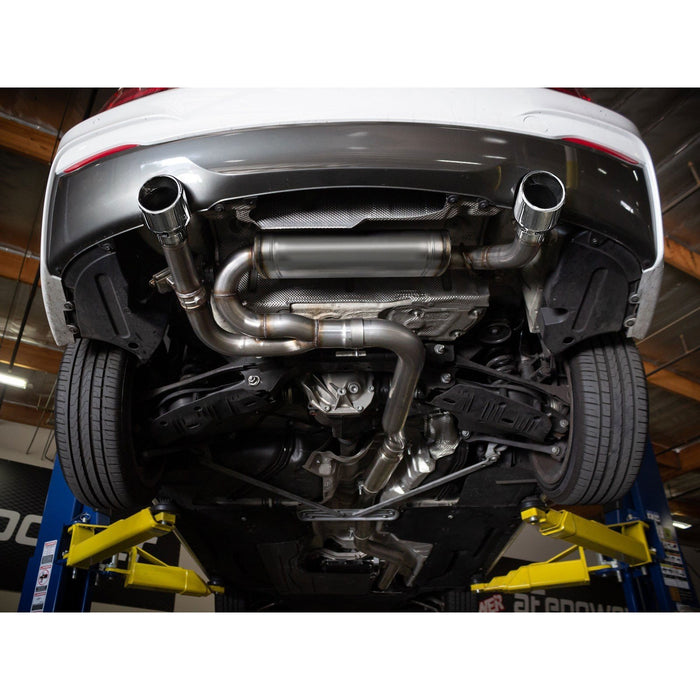 aFe Power Mach Force-XP 3 IN to 2-1/2 IN 304 Stainless Steel Cat-Back Exhaust BMW M235i (F22/23) 14-16 L6-3.0L (t) N55