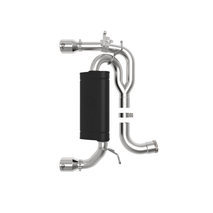 aFe Power Mach Force-XP 3 IN to 2-1/2 IN 304 Stainless Steel Axle-Back Exhaust BMW M235i (F22/23) 14-16 L6-3.0L (t) N55