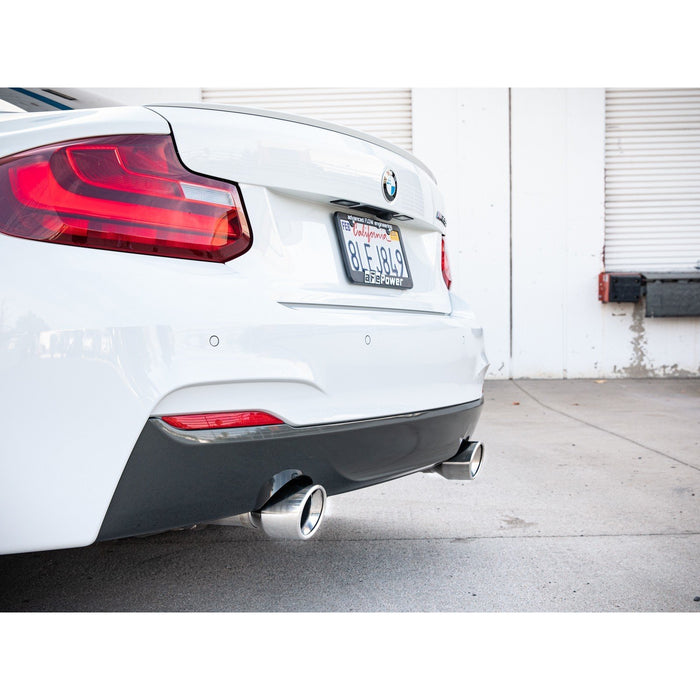 aFe Power Mach Force-XP 3 IN to 2-1/2 IN 304 Stainless Steel Axle-Back Exhaust BMW M235i (F22/23) 14-16 L6-3.0L (t) N55