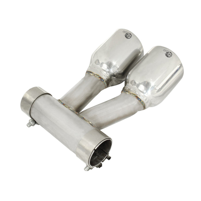 aFe Power Mach Force-Xp 304 Stainless Steel OE Replacement Exhaust Tip Polished Porsche Boxster S (987.1) 05-08 H6-3.4L