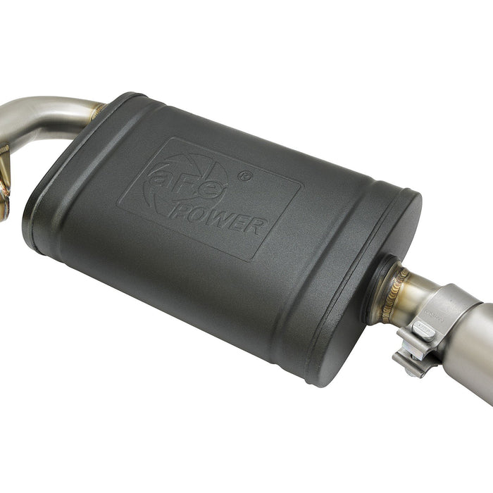 aFe Power Mach Force-Xp 2-1/2 IN to 2 IN Stainless Steel Cat-Back Exhaust System Porsche Cayman S/Boxster S (981) 13-16 H6-2.7L/3.4L