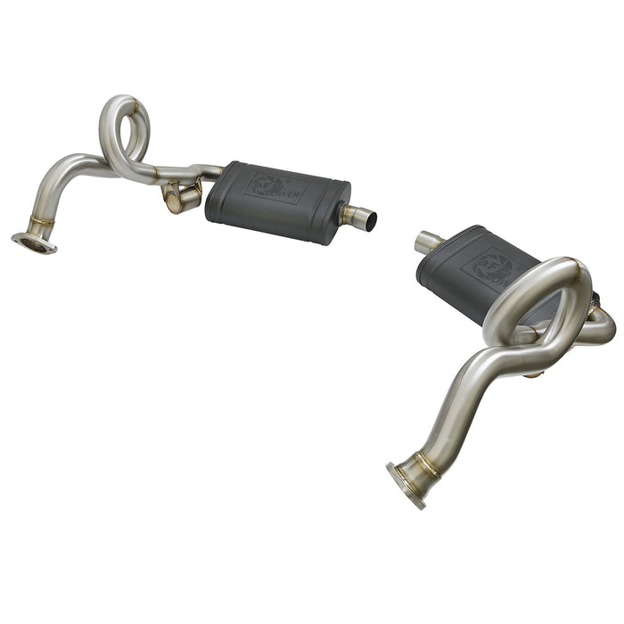 aFe Power Mach Force-Xp 2-1/2 IN to 2 IN Stainless Steel Cat-Back Exhaust System Porsche Cayman S/Boxster S (981) 13-16 H6-2.7L/3.4L
