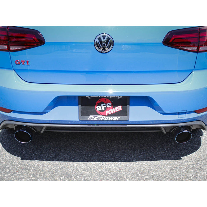 aFe Power Mach Force-Xp 3 IN to 2-1/2 IN Stainless Steel Cat-Back Exhaust System Volkswagen GTI (MK7.5) 18-19 L4-2.0L (t)