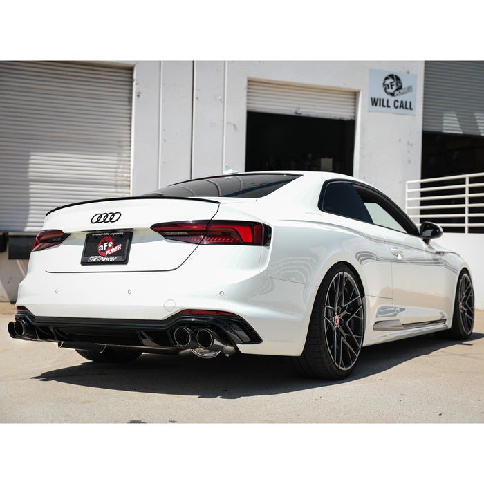 aFe Power Mach Force-Xp 3 IN to 2-1/2 IN Stainless Steel Cat-Back Exhaust System Audi RS5 Coupe 18-20 V6-2.9L (t)