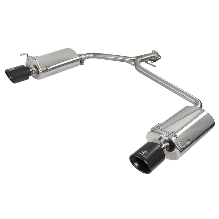 aFe Power Takeda 1-3/4 IN to 2-1/4 IN 304 Stainless Steel Axle-Back Exhaust Honda Accord Sport Sedan 13-16 L4-2.4L