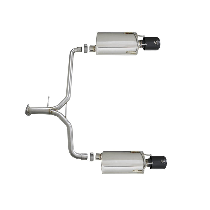 aFe Power Takeda 1-3/4 IN to 2-1/4 IN 304 Stainless Steel Axle-Back Exhaust Honda Accord Sport Sedan 13-16 L4-2.4L