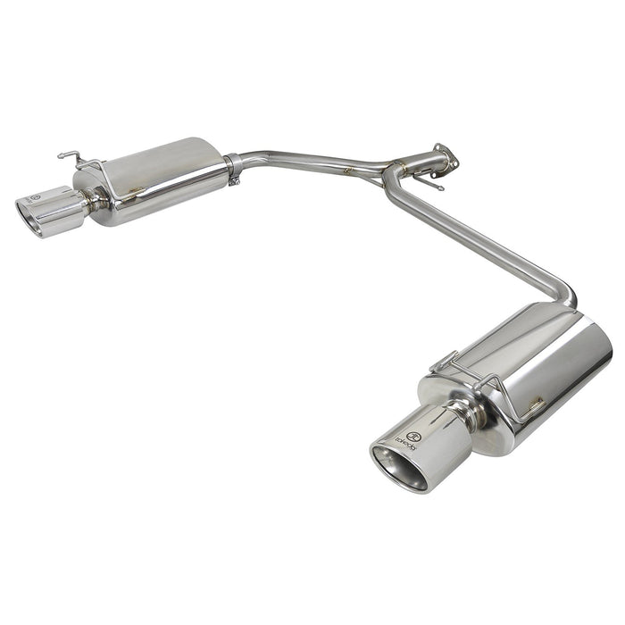 aFe Power Takeda 1-3/4 IN to 2-1/4 IN 304 Stainless Steel Axle-Back Exhaust Honda Accord Sport Sedan 13-16 L4-2.4L