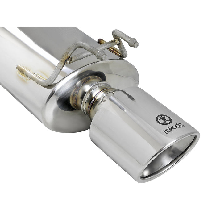 aFe Power Takeda 1-3/4 IN to 2-1/4 IN 304 Stainless Steel Axle-Back Exhaust Honda Accord Sport Sedan 13-16 L4-2.4L