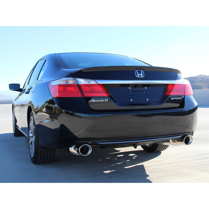 aFe Power Takeda 1-3/4 IN to 2-1/4 IN 304 Stainless Steel Axle-Back Exhaust Honda Accord Sport Sedan 13-16 L4-2.4L