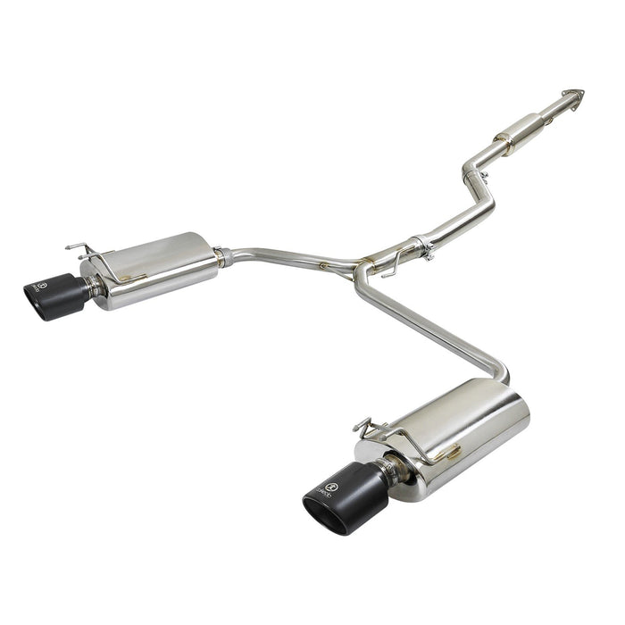 aFe Power Takeda 2-1/2 IN to 1-3/4 IN 304 Stainless Steel Cat-Back Exhaust Honda Accord 13-17 L4-2.4L