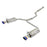 aFe Power Takeda 2-1/2 IN to 1-3/4 IN 304 Stainless Steel Cat-Back Exhaust Honda Accord 13-17 L4-2.4L