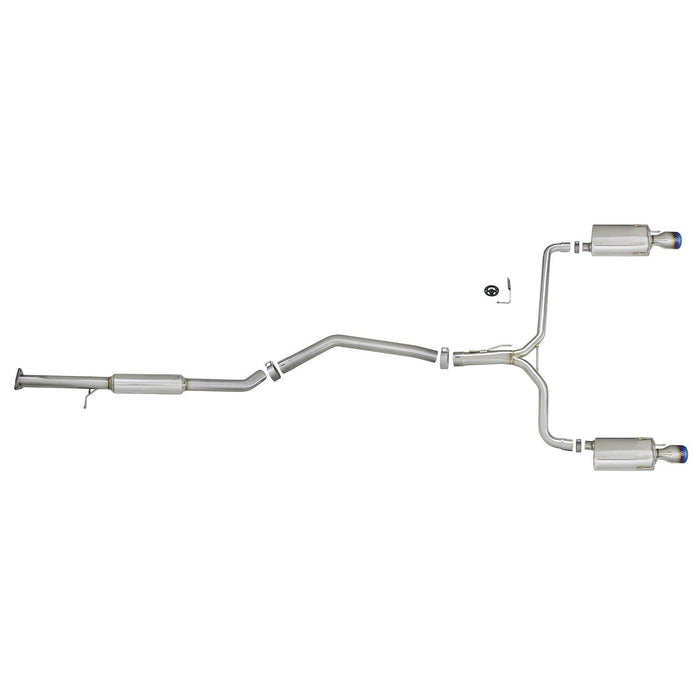 aFe Power Takeda 2-1/2 IN to 1-3/4 IN 304 Stainless Steel Cat-Back Exhaust Honda Accord 13-17 L4-2.4L