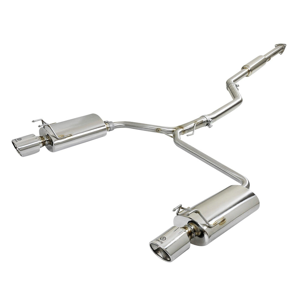 aFe Power Takeda 2-1/2 IN to 1-3/4 IN 304 Stainless Steel Cat-Back Exhaust Honda Accord 13-17 L4-2.4L