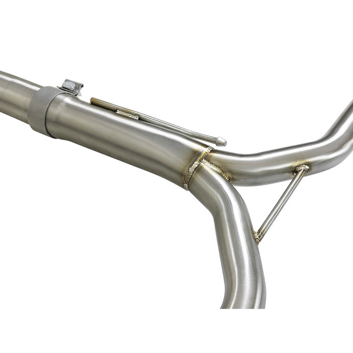 aFe Power Takeda 2-1/2 IN to 1-3/4 IN 304 Stainless Steel Cat-Back Exhaust Honda Accord 13-17 L4-2.4L